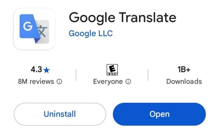 Google Translate on App Store / Google Play